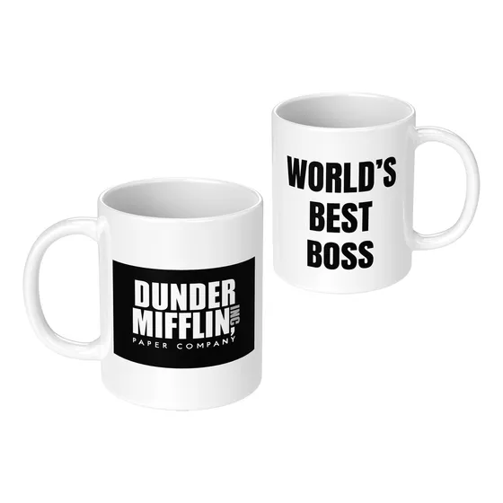 Taza The Office Worlds Best Boss Tazon 320 Ml