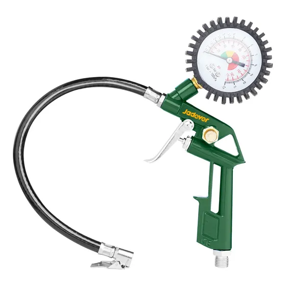 Jadever JDGA2612 Inflador Y Medidor De Aire Con Manómetro Para Compresor 174.045 psi