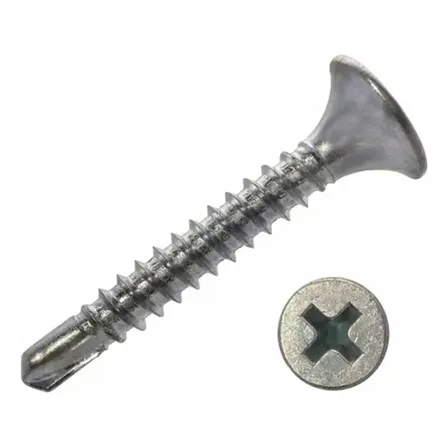 Tornillo Volcanita Punta Broca 6x1  5/8 Zinc (unidades 1000)