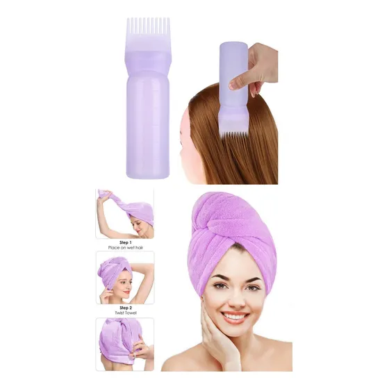 Paño De Microfibra Para El Cabello + Accesorio