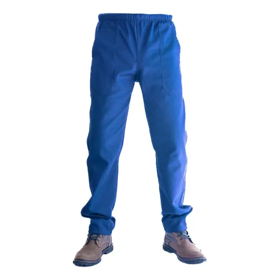 Calça De Uniforme Brim Grosso Misto Poliéster Com Algodão