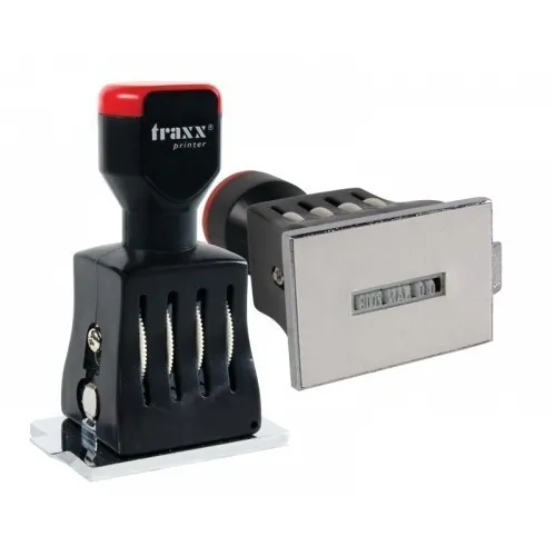 Sello Fechador Traxx 9205 Con Goma Incluida Color Del Exterior Negro