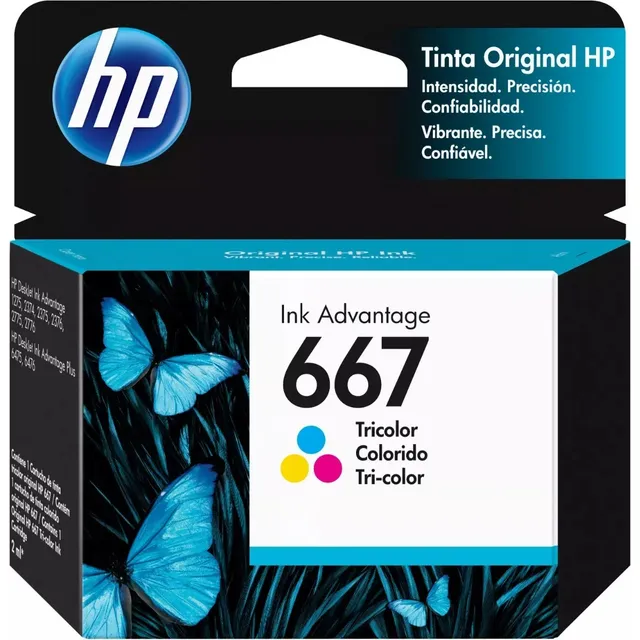 Cartucho Hp 667 Tricolor Ink Advantage