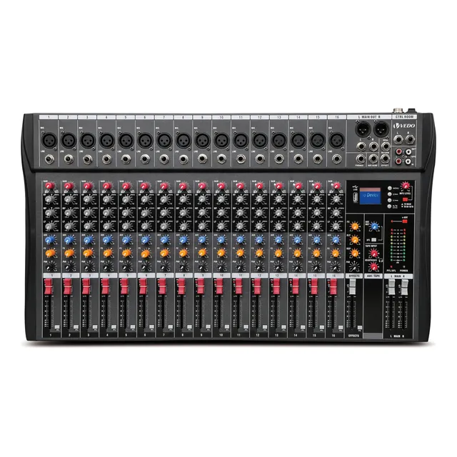 Vedo Vda216l Mesa De Som 16 Canais Profissional Misturador