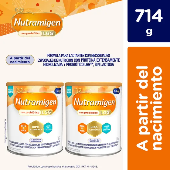 Fórmula Infantil Especializada Nutramigen a Partir del Nacimiento 2 Latas de 357 g