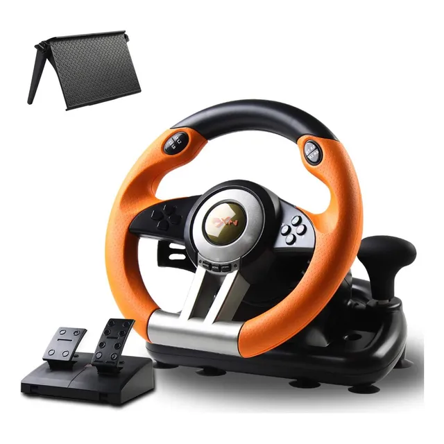 Volante De Carreras Pxn V3ii Con Pedales Y Soporte