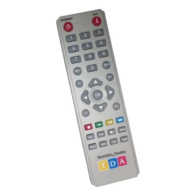 Control Remoto Decodificador Tda Deco Tda Nova Isdbt T207