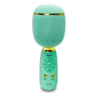 Microfone KaraokĂȘ Bluetooth Youtuber 4 Efeito De Voz Tws Cor Verde-claro Microfone KaraokĂȘ Bluetooth Youtuber 4 Efeito De Voz Tws Cor Verde-claro