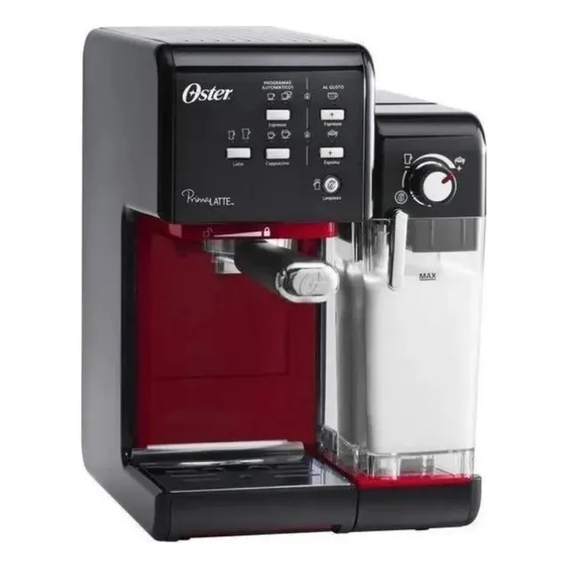 Cafetera Oster Primalatte Bvstem660 Automática Roja