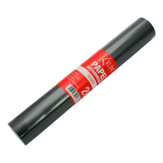 Papel Adhesivo Contac Rollo X 20 Metros Negro