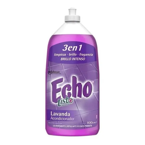 Limpieza 3 En 1 Echo Listo Brillo Lavanda 800 Cm3