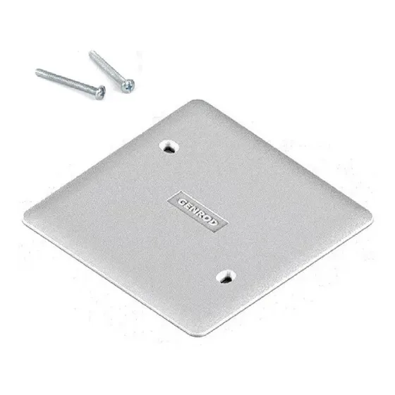 Tapa Ciega Para Caja Mignon 5x5 Pvc + 2 Tornillos
