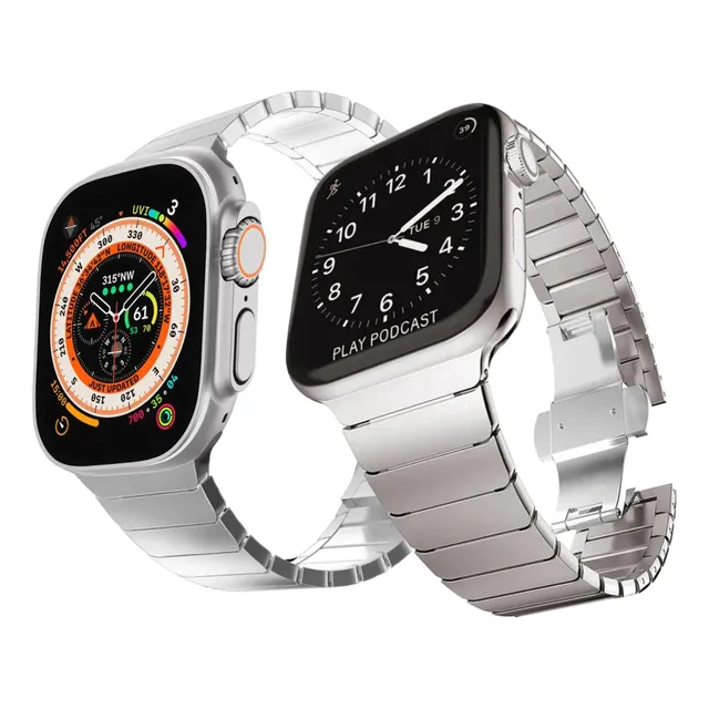 Correa Pulso Manilla Para Apple Watch Acero 42 44 45 49mm 