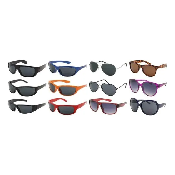 Lote Al Por Mayor De 48 Gafas De Sol En Mostrador De 4 Uv400