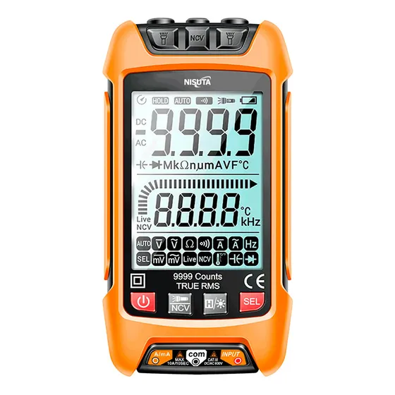 Tester Multimetro Digital Autorango Pantalla Grande Nstedia2