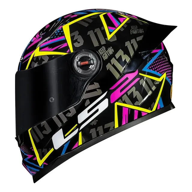 Capacete Fechado Ls2 Ff358 Classic S Rafael Paschoalin Preto
