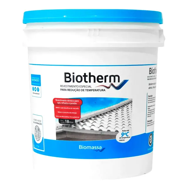 Tinta Térmica Biotherm Redução Temperatura Telhado Balde 18l
