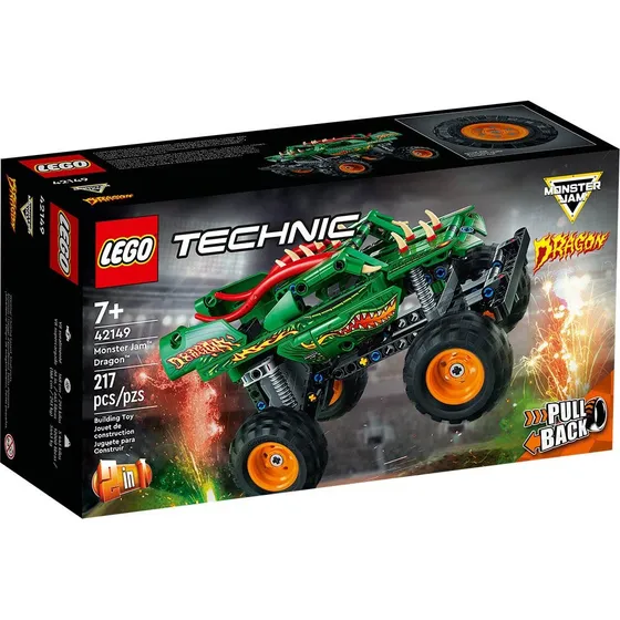 Lego Monster Jam Dragon Technic Cantidad de piezas 217