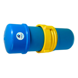 Tampão Final 75mm 3 Cap Macho Rosca Azul Irrigação Tampão Final 75mm 3 Cap Macho Rosca Azul Irrigação