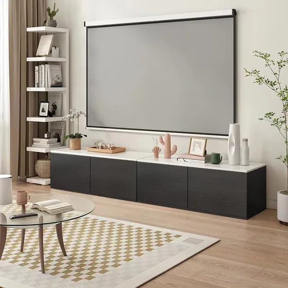 Rack Tv 80x40x30cm 2 Puerta Melamina Combinable Por Varios 