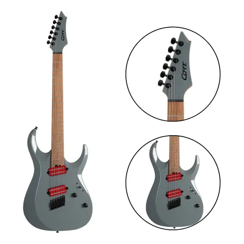 Guitarra Elétrica Cort X300 EMG Floyd Rose Violeta-escuro 6 Cordas