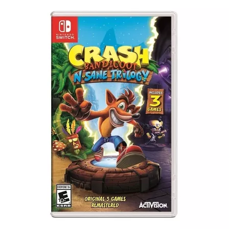 Crash Bandicoot: N. Sane Trilogy  Standard Edition Activision Nintendo Switch Físico