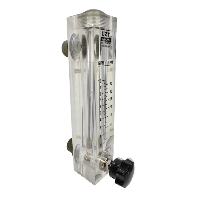 Rotametro Flujometro 10gpm Valvula De Ajuste Ósmosis Inversa