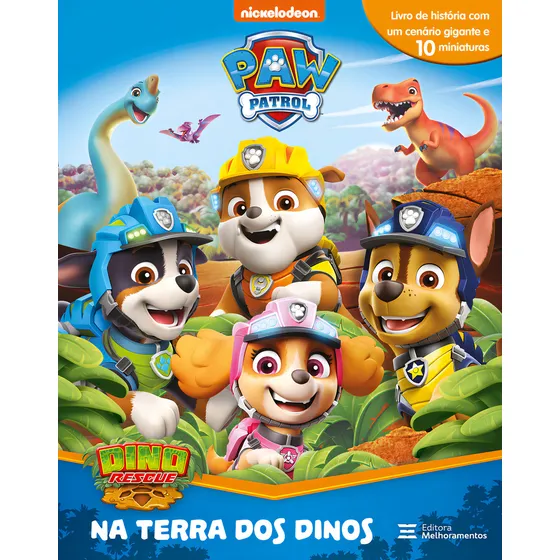 Livro Paw Patrol Na Terra Dos Dinos De Spin Master Editorial Melhoramentos Capa Dura Edição 1 Em Português 2024