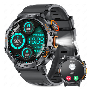 Reloj Inteligente Hombre Milita Smartwatch Linterna Deportes Reloj Inteligente Hombre Milita Smartwatch Linterna Deportes