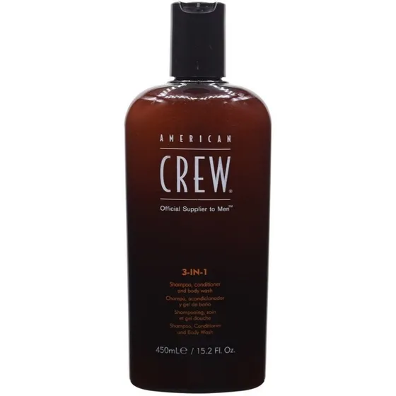 3 In 1 Shampoo Conditioner Body Wash American Crew Men 450ml