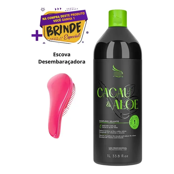 Zap Progressiva Cacau E Aloe Lançamento 1l + Brinde!