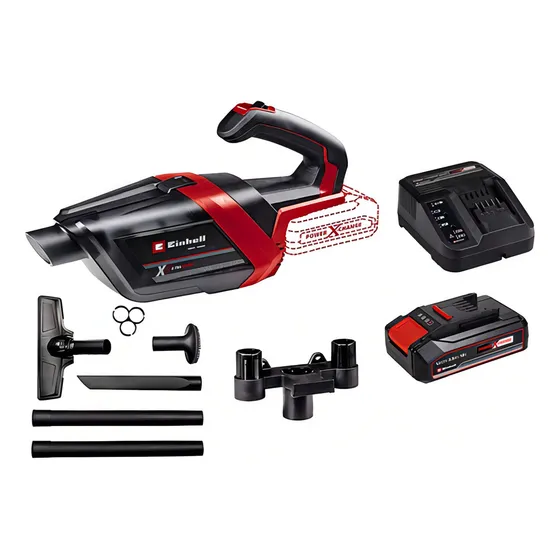 Aspiradora de mano Einhell TE-HV 18/06 Li-Solo rojo