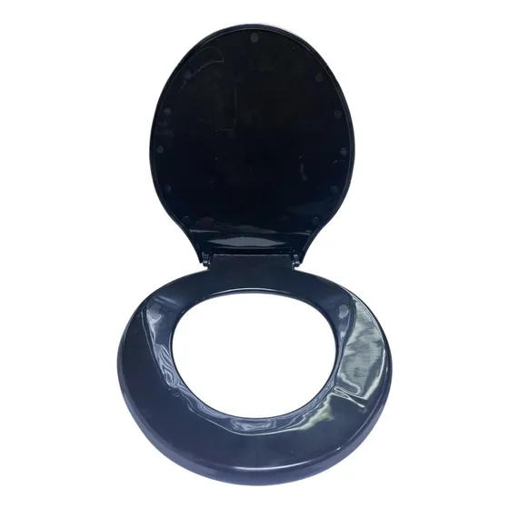 Tapa Asiento De Poceta Estandar Negro Delta Resimol