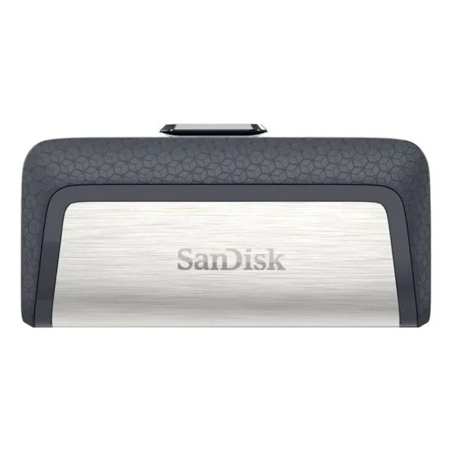 Pendrive SanDisk Ultra Dual Drive Type-C 128GB 3.1 Gen 1 negro y plateado