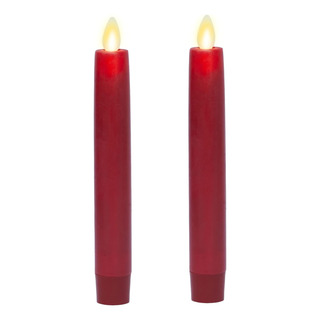 Vela Cónica Con Led Parpadeante, 15 Cm, Roja Vela Cónica Con Led Parpadeante, 15 Cm, Roja