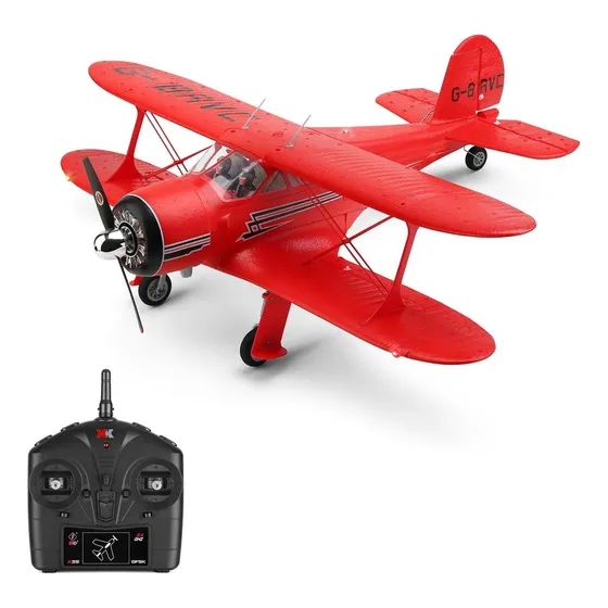 Avión Rc Goolrc Xk A300 4 Canales Rojo Con Modo 3d/6g