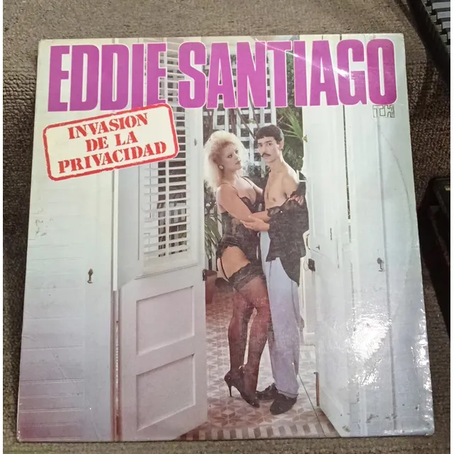 Eddie Santiago. Invasión De. Lp Org Usado. Qqb.