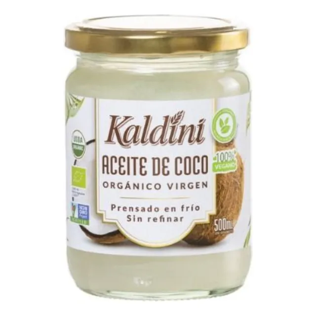 Aceite De Coco Orgánico Virgen 500 Ml Kaldini