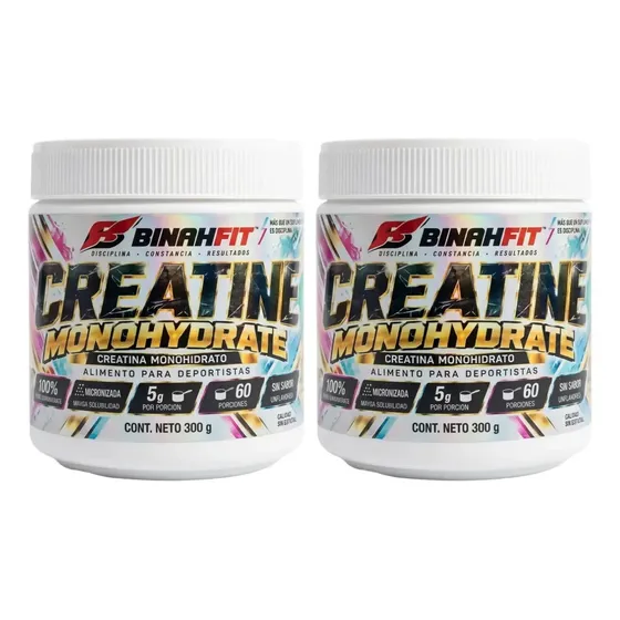 Pack 2 Creatina Monohidratada 300gr C/u - Binahfit