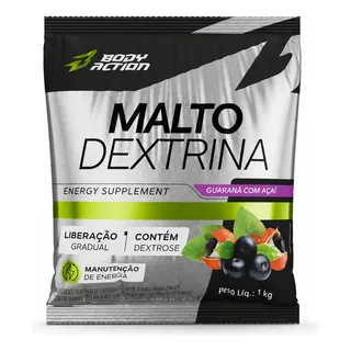 Maltodextrina Bodyaction 1kg Guaraná Com Açaí