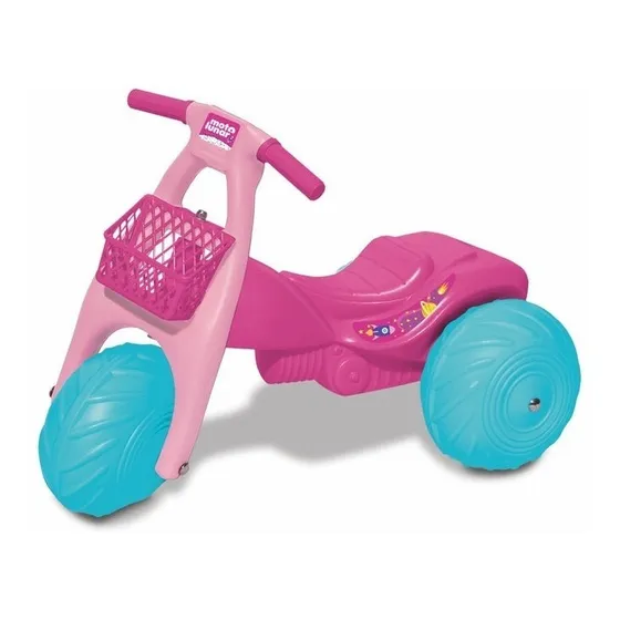 Andador Corrpasillo Moto Lunar Rosada Color Rosa chicle