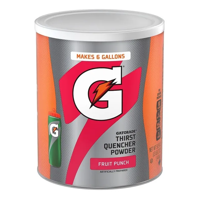 Gatorade Polvo Fruit Punch 3lb Hidratante Energia Electrolit
