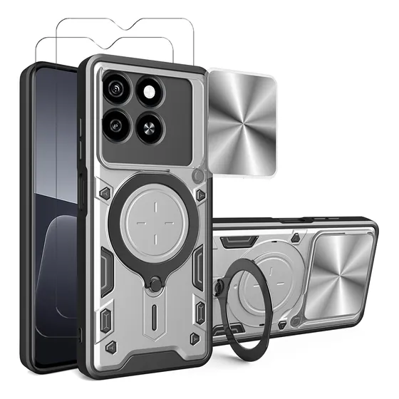 Funda Para Zte Blade A55/a35 Uso Rudo Carcasa + 2 Micas