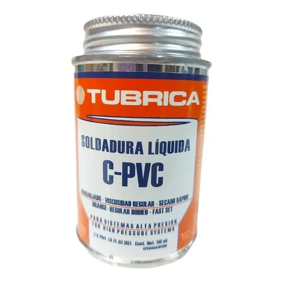 Pega Cpvc Soldadura Líquida De 1/32 Tubrica
