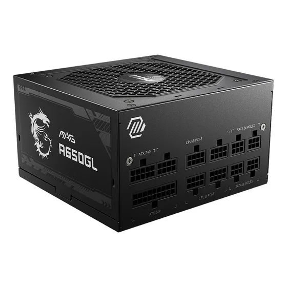 Fuente de alimentación para PC MSI A650GL 650W negra 220V