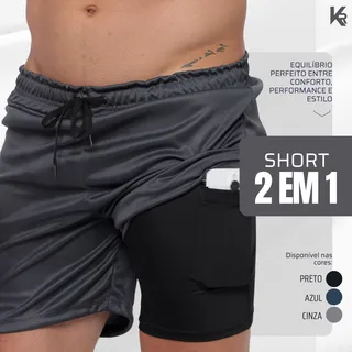 Bermuda 2 Em 1 Dupla CompressĂŁo Com Bolso Interno Corrida Bermuda 2 Em 1 Dupla CompressĂŁo Com Bolso Interno Corrida