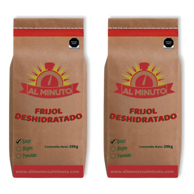 Frijol Deshidratado Al Minuto - 40 Kg Rinde Hasta 80kg