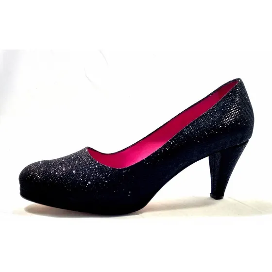 Sam123 Zapatos Taco Fiesta Cuero Talles Grandes 6580 Gli Pin