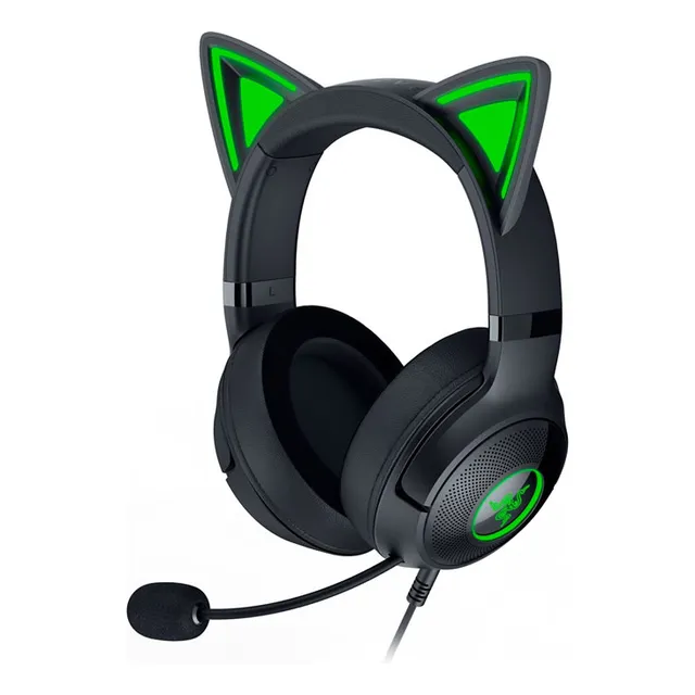 Headset Razer Kraken Kitty V2 Usb Color Negro