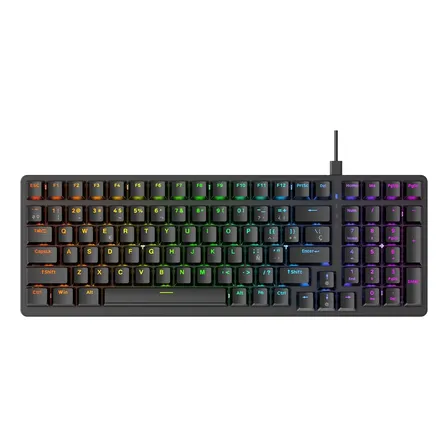 Teclado Mecánico Gamer Alambrico Español Hot Swap Rgb Con Ñ